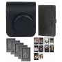 LOVEINSTANT Set de Accesorios 4 en 1 para Fujifilm Instax Mini 41 - Bolsa Negra, Álbum, Marco y Pegatinas