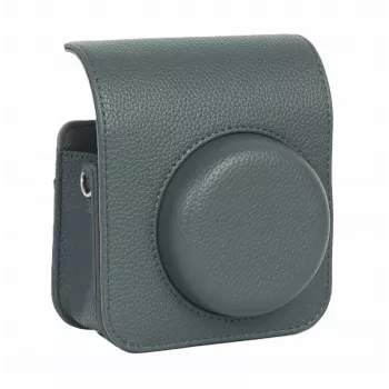 LOVEINSTANT Funda de cámara y álbum de fotos para Fujifilm Instax Mini 41, gris, para 96 fotos