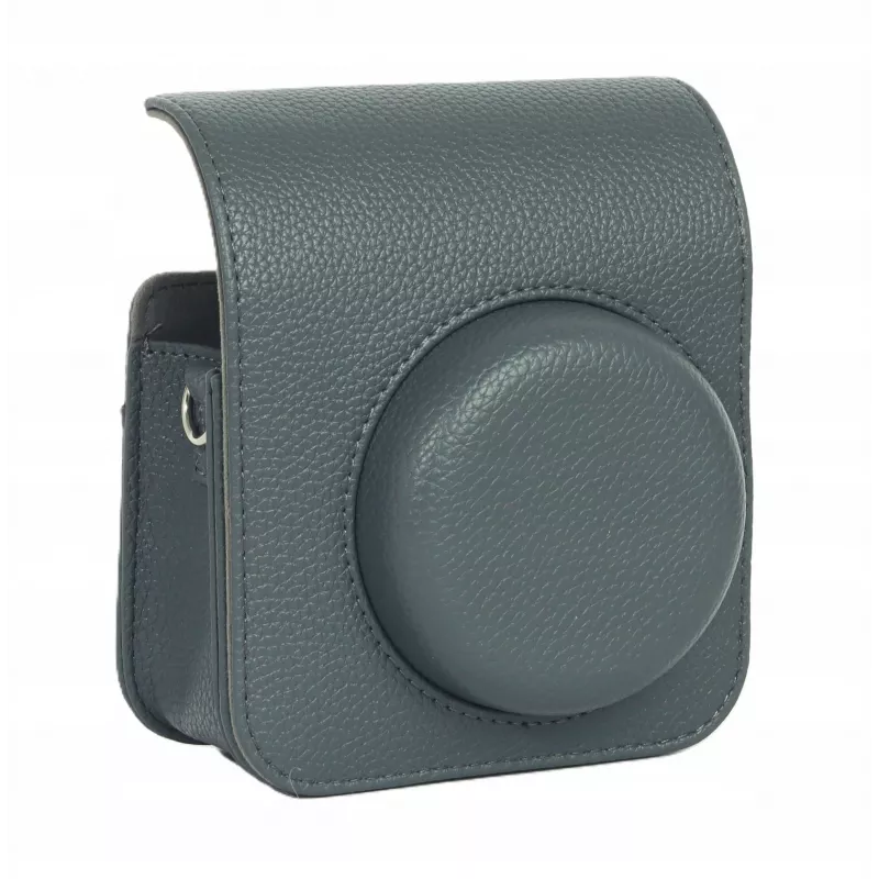 LOVEINSTANT Funda de cámara y álbum de fotos para Fujifilm Instax Mini 41, gris, para 96 fotos