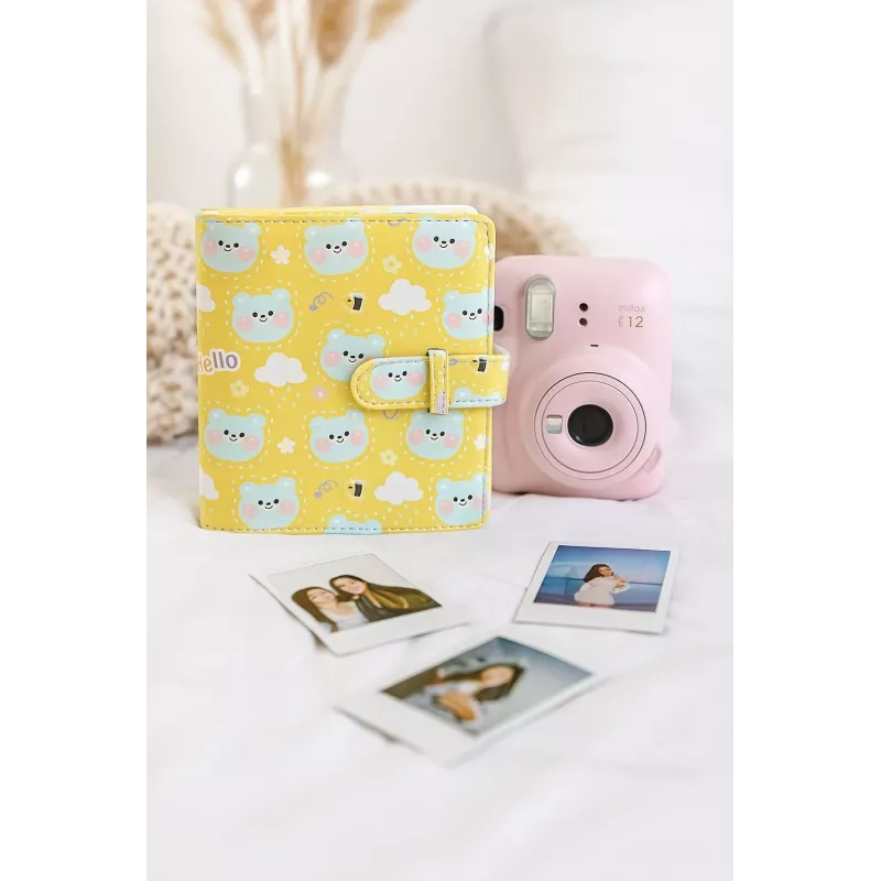 LOVEINSTANT Álbum de fotos 64x para Fujifilm Instax Mini 99 41 12 40 11 Evo Liplay Link / Osos amarillos