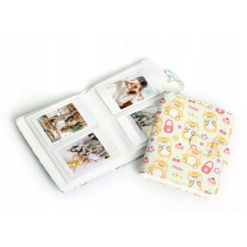 LOVEINSTANT Álbum de fotos 64x para Fujifilm Instax Mini 99 41 12 40 11 Evo Liplay Link / Osos amarillos