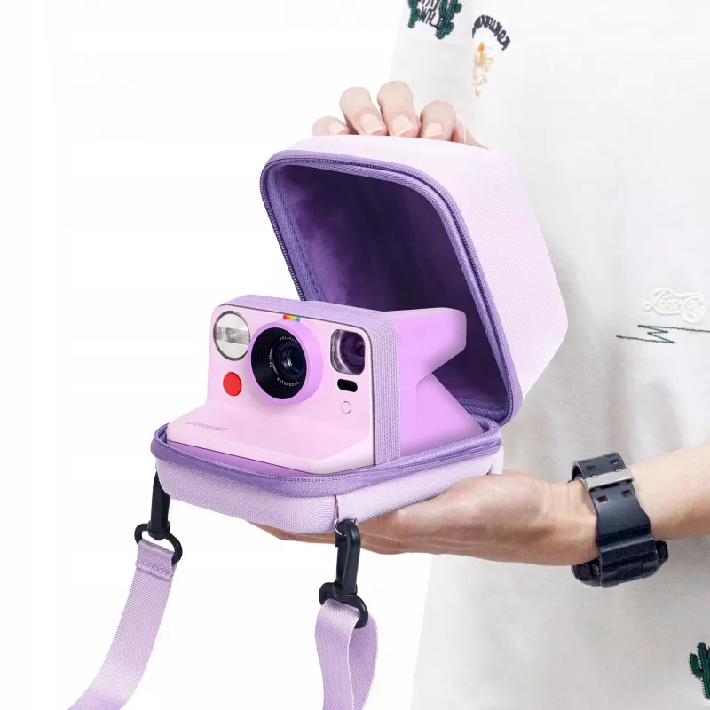 LOVEINSTANT Funda para Polaroid Now, Now+, Onestep+, Onestep 2 VF - morada