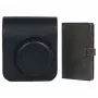 LOVEINSTANT Funda protectora para Fujifilm Instax Mini 41 + álbum de fotos para 96 fotos / negro