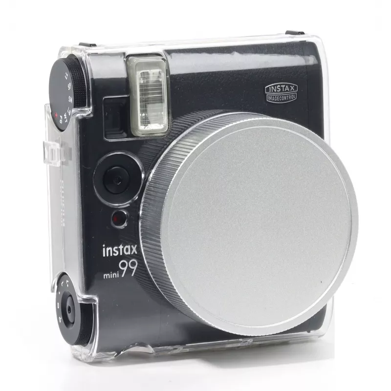LOVEINSTANT Tapa protectora de objetivo para cámara Fujifilm Instax Mini 99 - plateada