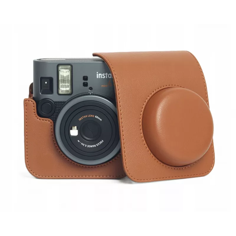 LOVEINSTANT Funda para cámara Fujifilm Instax Mini 41, marrón