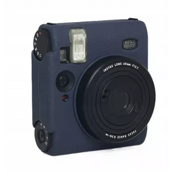 LOVEINSTANT Funda protectora de silicona para Fujifilm Instax Mini 99 - azul marino