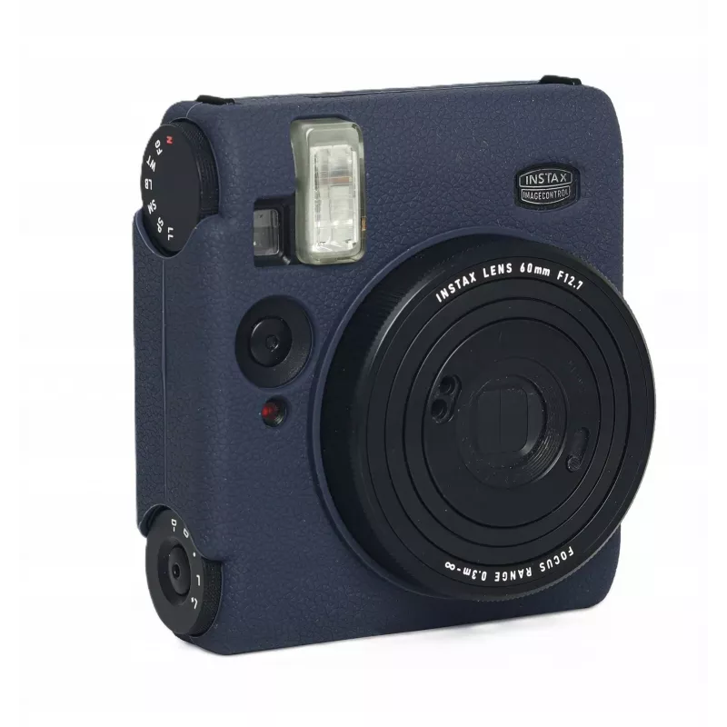 LOVEINSTANT Funda protectora de silicona para Fujifilm Instax Mini 99 - azul marino