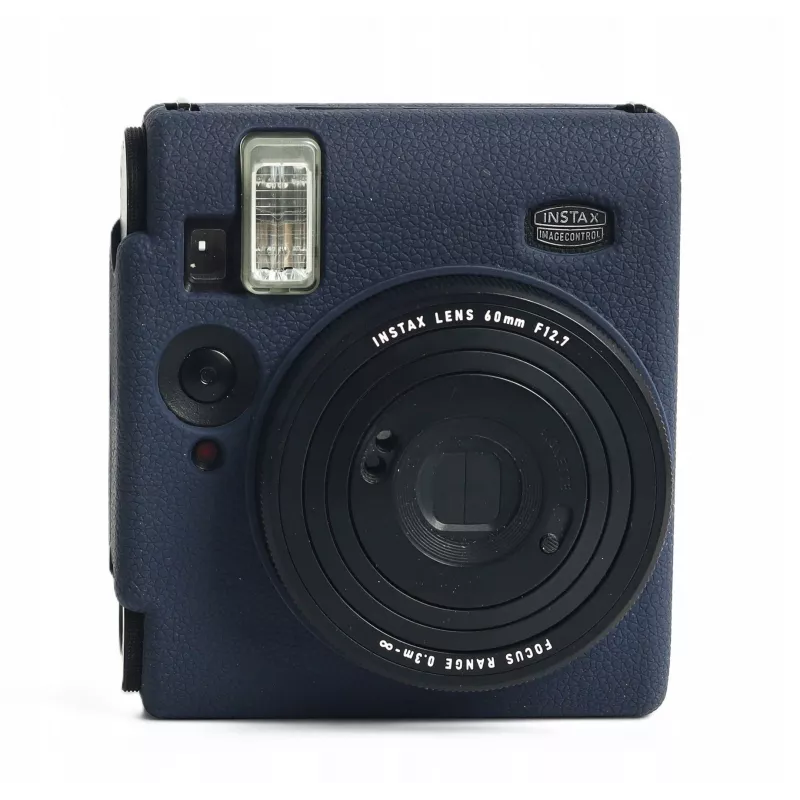 LOVEINSTANT Funda protectora de silicona para Fujifilm Instax Mini 99 - azul marino