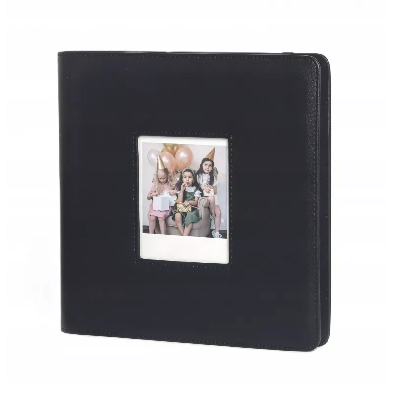 LOVEINSTANT Álbum de fotos para 288 fotos, compatible con Fuji Instax Wide 400/300, Polaroid 600/Now, negro