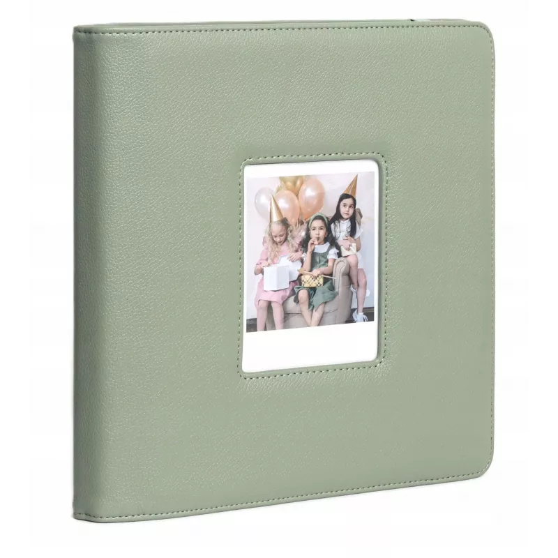 LOVEINSTANT Álbum de fotos para 288 fotos, compatible con Fuji Instax Wide 400/300, Polaroid 600/Now, verde