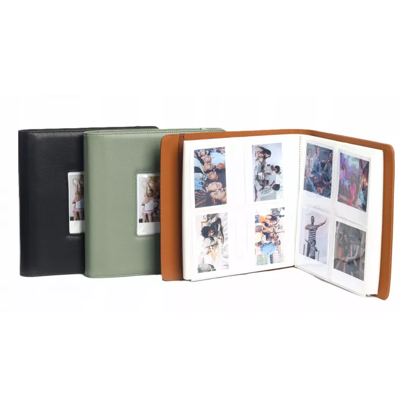LOVEINSTANT Álbum de fotos para 288 fotos, compatible con Fuji Instax Wide 400/300, Polaroid 600/Now, verde