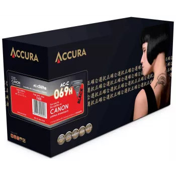 Accura Cartucho de tóner Canon CRG-069H (5098C002) compatible XL alta capacidad negro