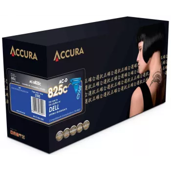Accura Cartucho de tóner compatible para Dell 593-BBSD (Negro, Alta capacidad, 10.000 páginas)