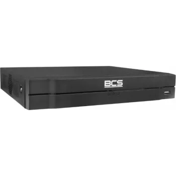 BCS grabador de vídeo en red PoE 4K de 8 canales NVR, 8 puertos PoE, H.265+, 1 bahía SATA para HDD, BCS-L-NVR0801-4KE-8P(2L)