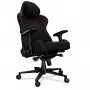 Yumisu 2050 Magnetic Silla de oficina, tela, negro/rosa
