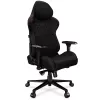 Yumisu 2050 Magnetic Silla de oficina, tela, negro/rosa