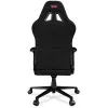 Yumisu 2050 Magnetic Silla de oficina, tela, negro/rosa