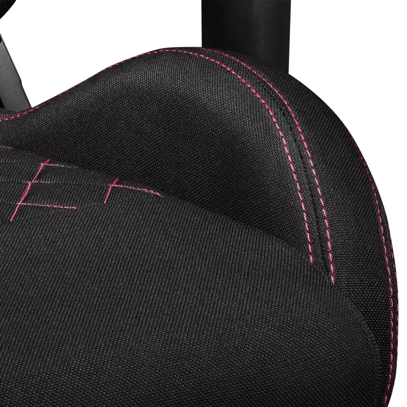 Yumisu 2050 Magnetic Silla de oficina, tela, negro/rosa