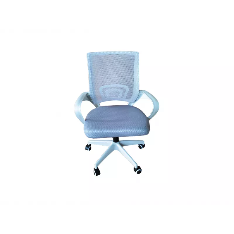 Silla giratoria de oficina EXTRALINK HOME gris claro
