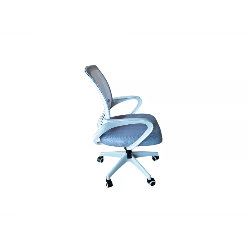 Silla giratoria de oficina EXTRALINK HOME gris claro