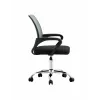 Silla de oficina giratoria Extralink Home con respaldo de malla, negra