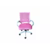 Silla giratoria de oficina EXTRALINK HOME rosa tejido de malla