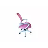 Silla giratoria de oficina EXTRALINK HOME rosa tejido de malla