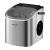 EUHOMY IM001 máquina de hielo, 1,2 L, 12 kg/24h, plata