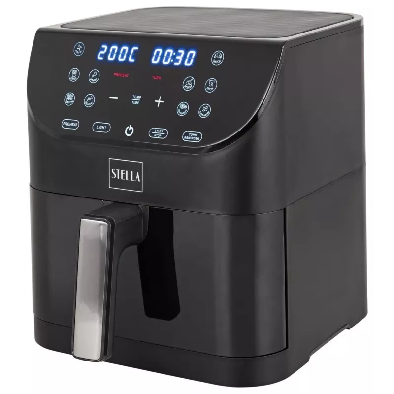 Stella Staf 1500-6-C olla a presión 6 L negra