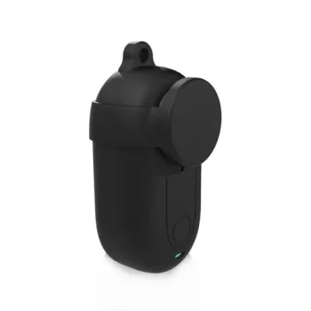 PULUZ Funda protectora de silicona con tapa para objetivo para Insta360 GO 3 - Negro