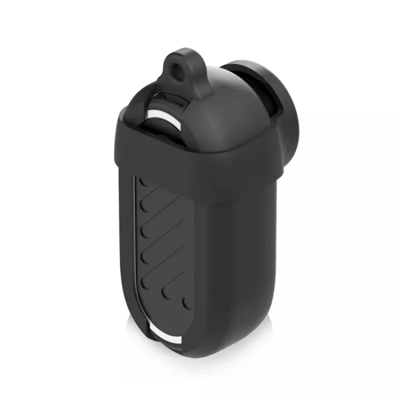PULUZ Funda protectora de silicona con tapa para objetivo para Insta360 GO 3 - Negro