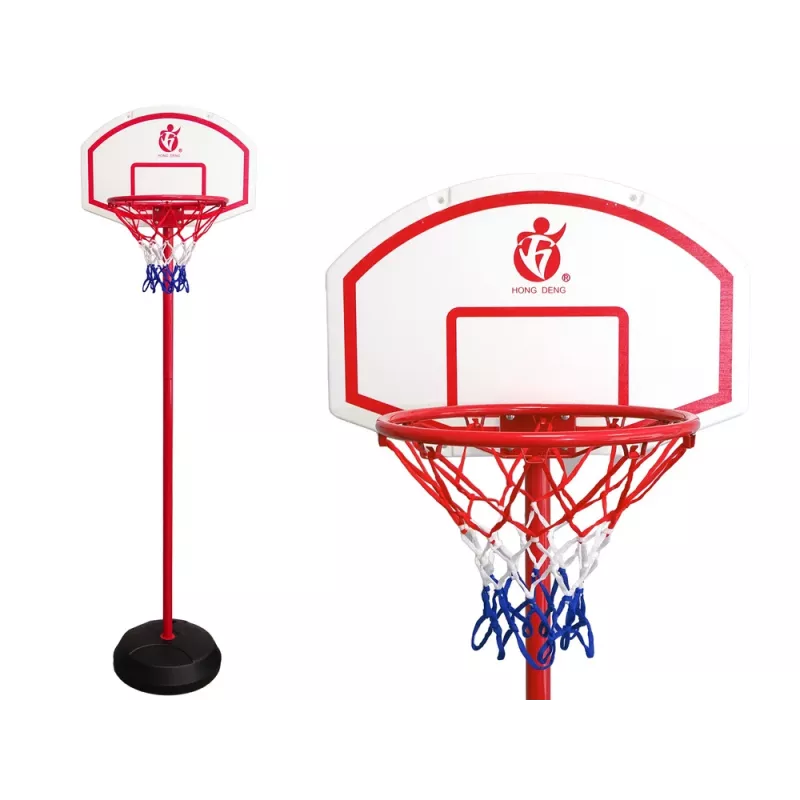 LEAN TOYS Canasta de baloncesto ajustable para niños Canasta de jardín