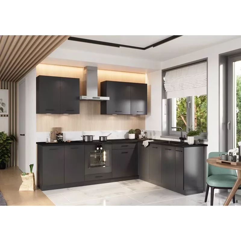 STOLKAR Cosmo Design ANIKA Graphite/Graphite 2.0/2.6 Conjunto de muebles de cocina