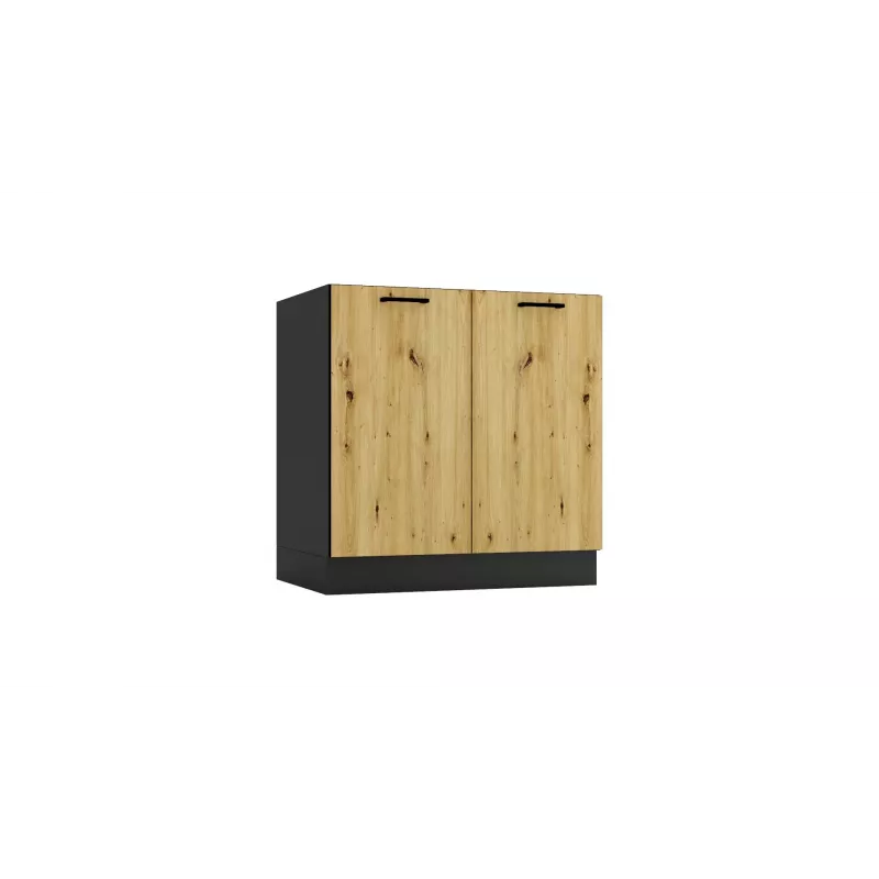 STOLKAR Cosmo Design ANIKA Conjunto de muebles de cocina, Artisan Oak/Graphite 2.0