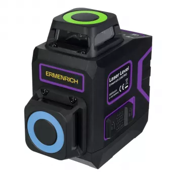 Ermenrich LV40 PRO Nivel Láser, Haz Verde, 2 Líneas, Alcance 20 m