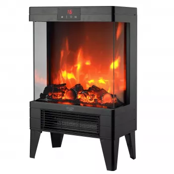 Adler AD 7755 Calefactor cerámico PTC 2000W con mando a distancia, negro