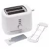 Adler AD 3224 Tostadora blanca 750W 2 ranuras