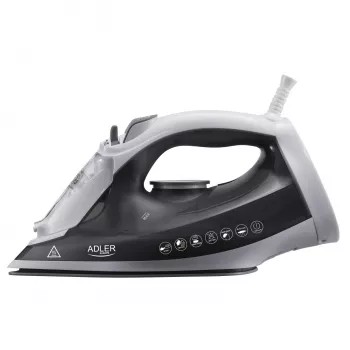 Adler AD 5051 Plancha de vapor con suela cerámica, 2600 W, depósito 350 ml