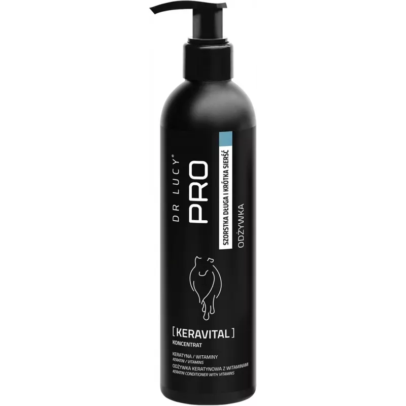 DR LUCY - PRO KERAVITAL 250 ML - acondicionador con queratina y vitamina C para perros de pelo largo y áspero