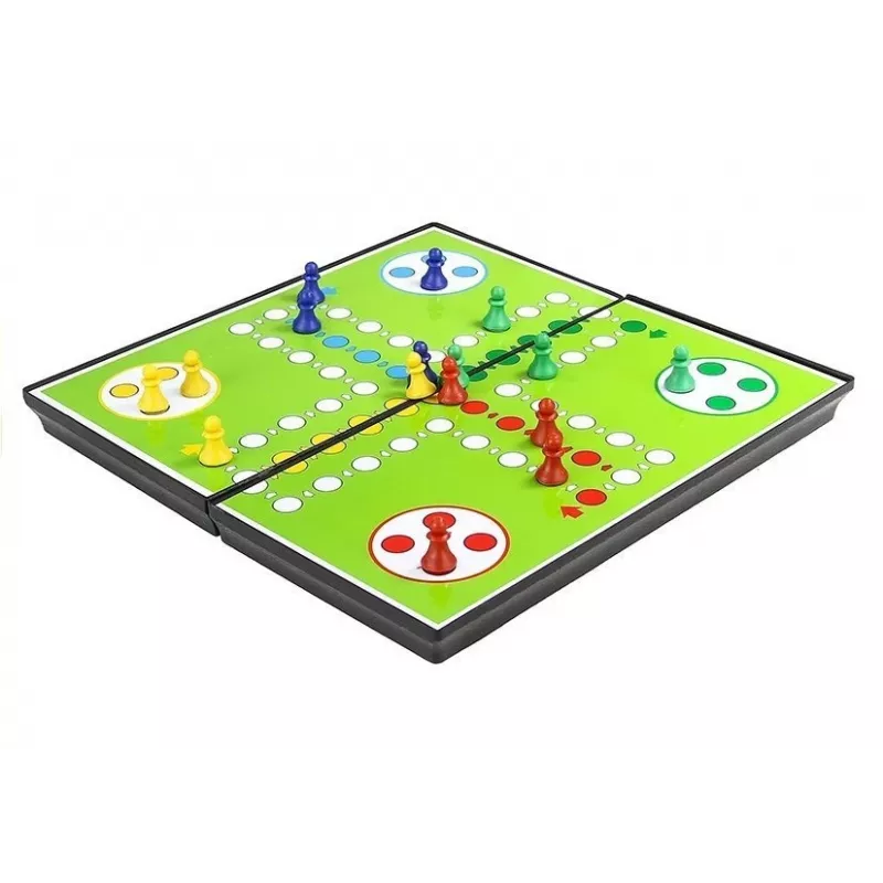 LEAN TOYS Set de tablero magnético 7 en 1 ajedrez ludo backgammon damas