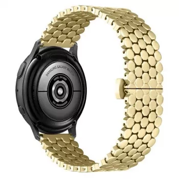 Beline Correa de reloj 20mm Metal Honeycomb Gold