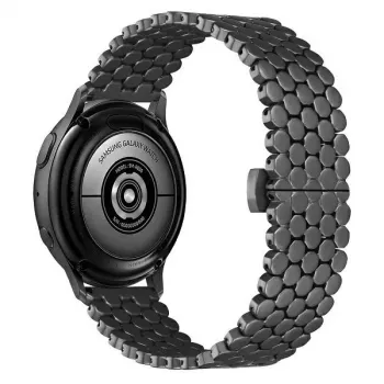 Beline Correa de reloj 22mm Metal Honeycomb Black