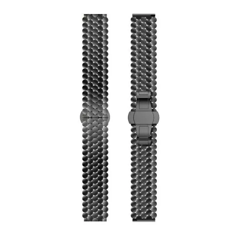 Beline Correa de reloj 22mm Metal Honeycomb Black