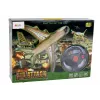 LEAN TOYS Avión R/C teledirigido Militar Camo Luces Mando a distancia