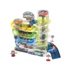 LEAN TOYS Parking interactivo de varios pisos para coches, luces y sonidos