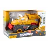 LEAN TOYS coche todoterreno dinosaurio con propulsión por fricción camión volquete naranja