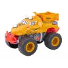 LEAN TOYS coche todoterreno dinosaurio con propulsión por fricción camión volquete naranja