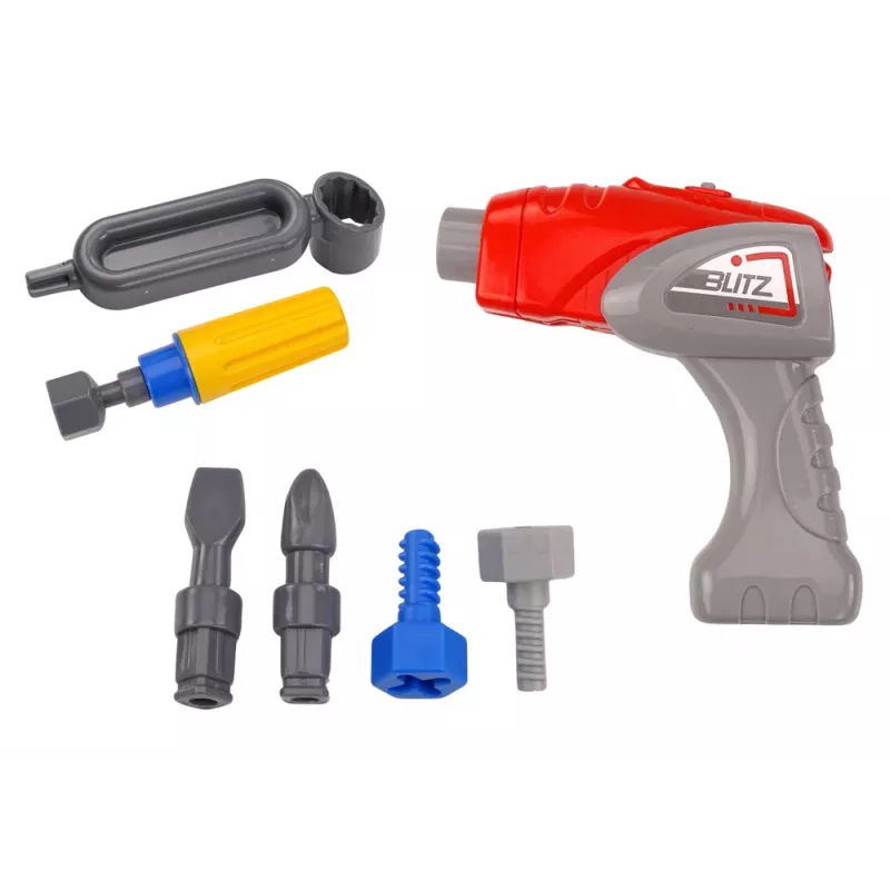 LEAN TOYS excavadora de orugas de dibujos animados puzzle 3D de madera - naranja