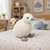 LEAN TOYS Peluche mascota de kiwi blanco 17 cm
