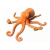 LEAN TOYS Peluche mascota de pulpo naranja 55 cm